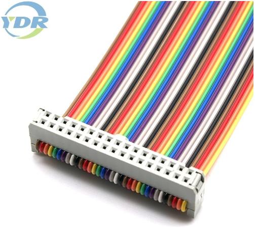 Regenboog platte kabel